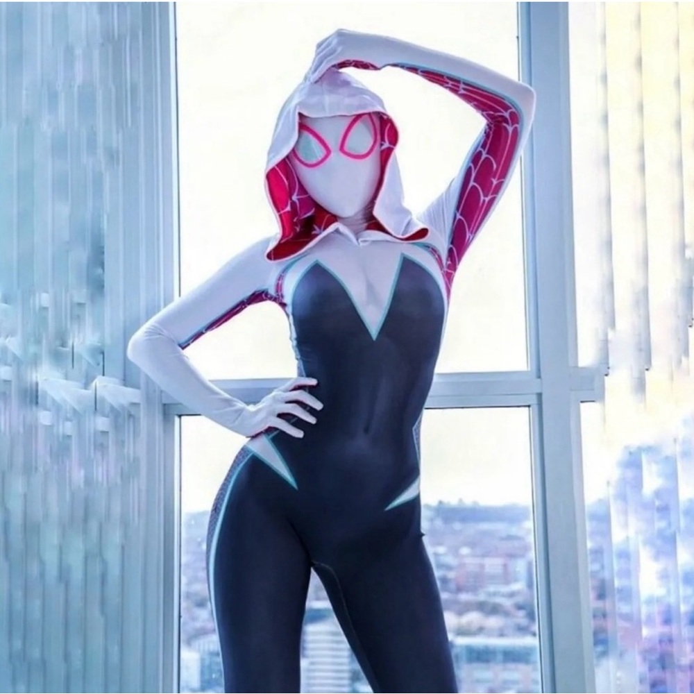 Spider Gwen Cosplay Body Suit